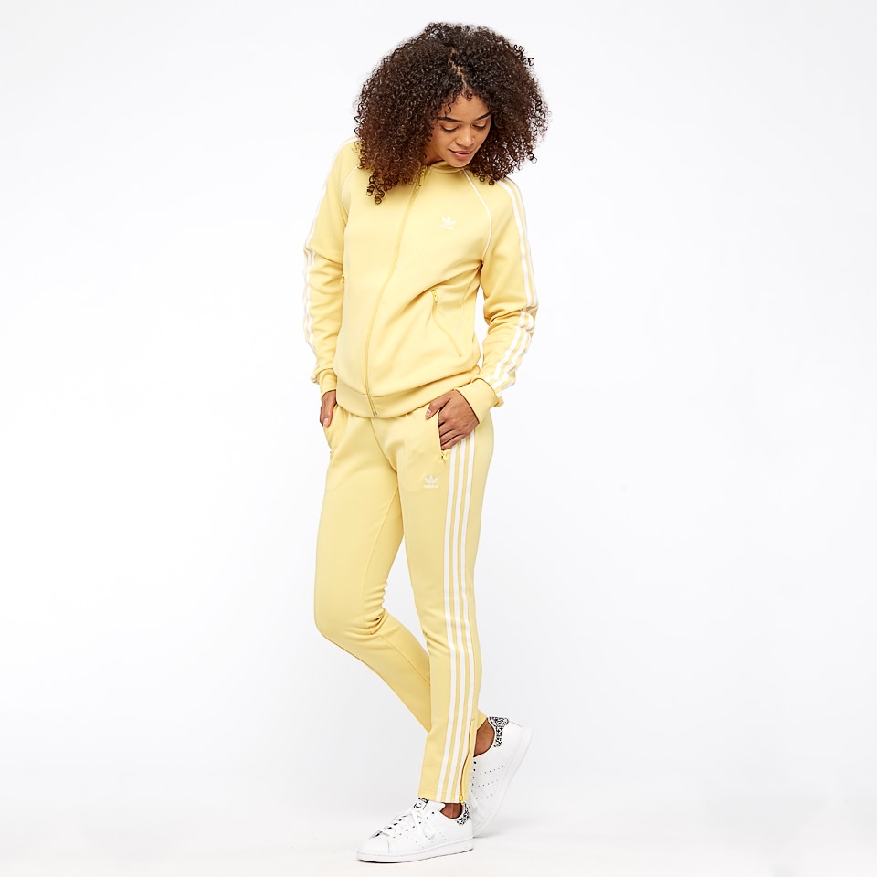 Adidas Original Womens Superstar Track Pants CE2405 Yellow SST Track Pants