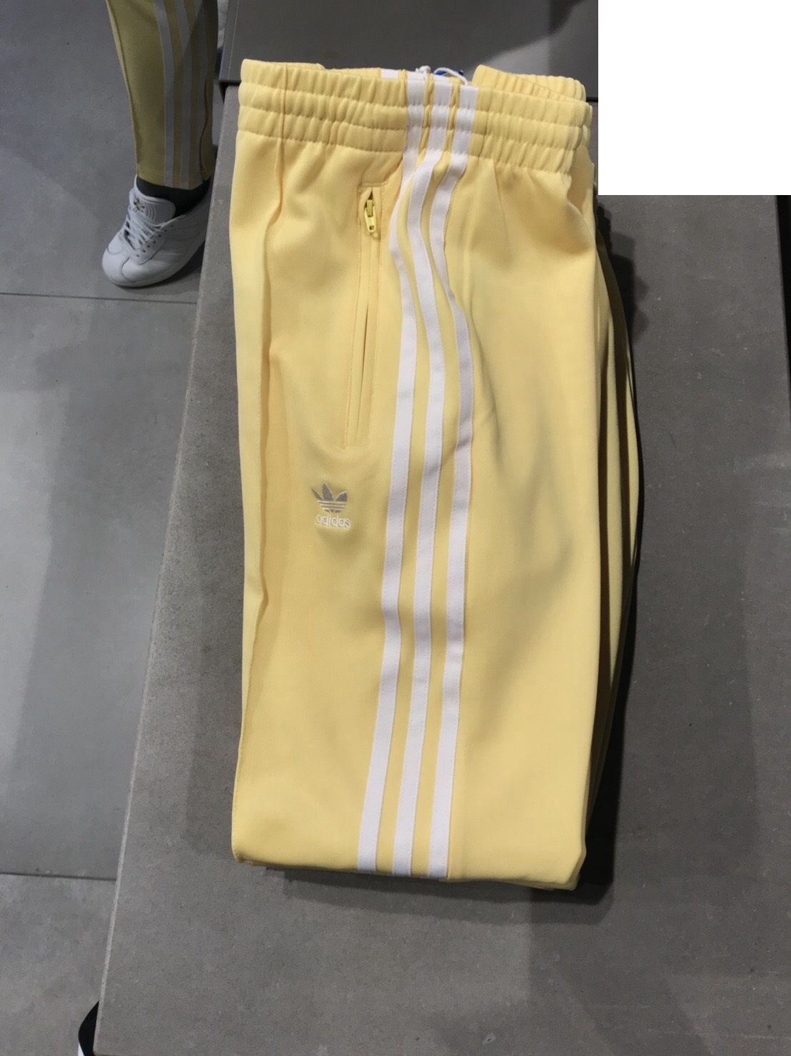 Adidas Original Womens Superstar Track Pants CE2405 Yellow SST Track Pants