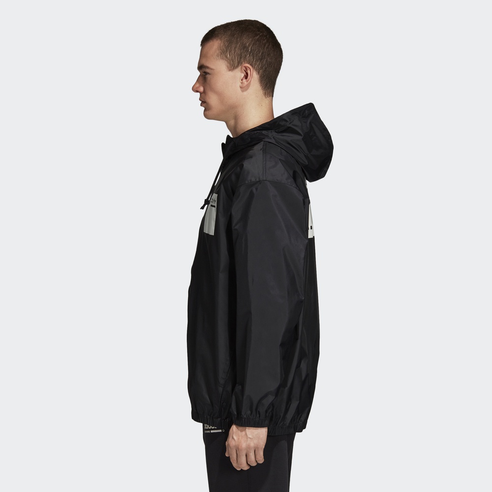 Adidas Original Mens Windbreaker Sport Jacket DT0940 DT0941 Black And White 2 Color Hoody
