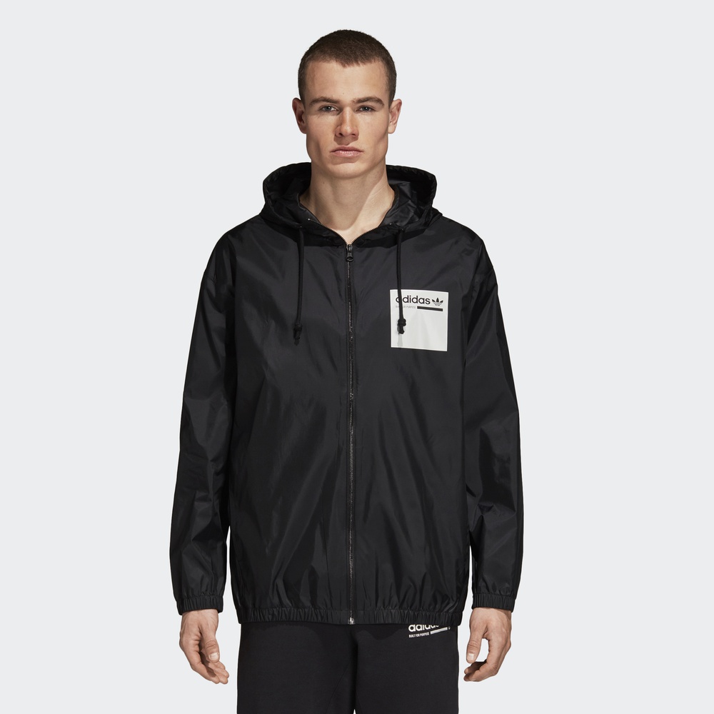 Adidas Original Mens Windbreaker Sport Jacket DT0940 DT0941 Black And White 2 Color Hoody