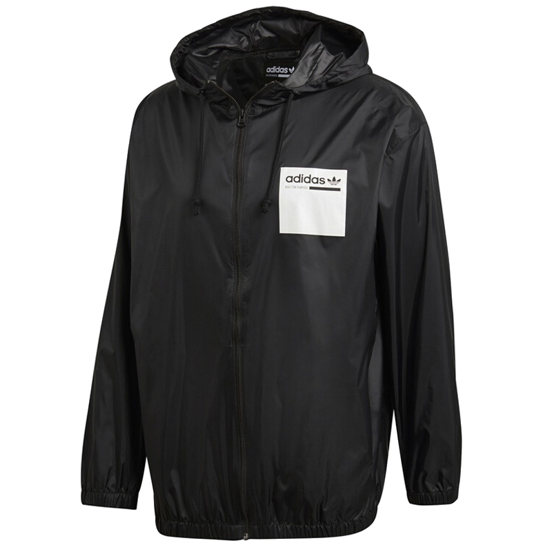 Adidas Original Mens Windbreaker Sport Jacket DT0940 DT0941 Black And White 2 Color Hoody