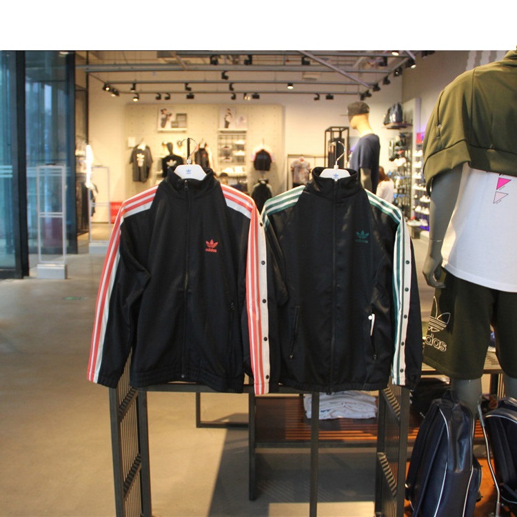 Original Adidas Womens Satin Snap Track Top DH4600 Jacket Velvet Firebird Track Black Top