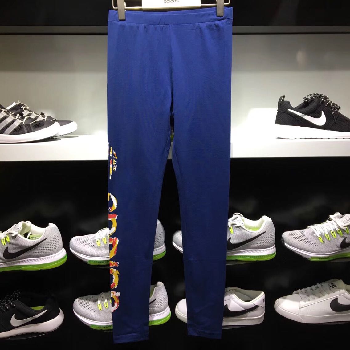 Adidas Linear Womens Leggings Oxford Blue AB2187 Sport Pants