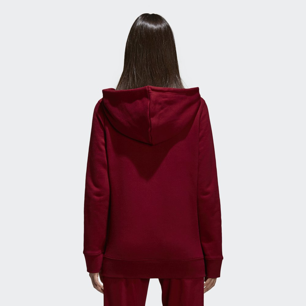 Original Womens Adidas Trefoil Hoodie CE2409 Fleece Swestshirt