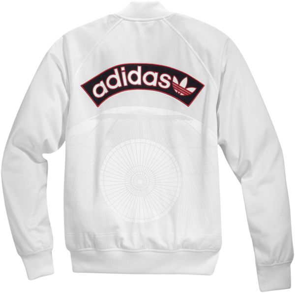 Original Adidas Star Wars Death Star V33809 White Track Top Jacket