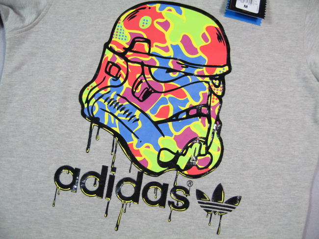 Original Adidas Sweatshirt Star Wars Camo Stormtrooper V33688 Track Top