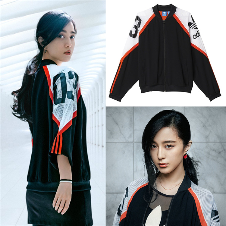 Original New Arrival 2016 Adidas Dress Originals Women's jacket Mandarin Collar Clothing Full Sportswear AJ8867