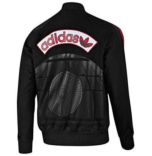 NWT Original Adidas STAR WARS DARTH VADER FORCE TRACK TOP JACKET SWEATER Adidas V33808 BLACK