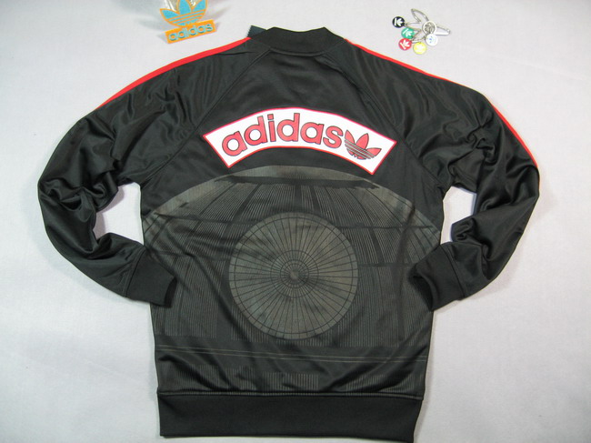 NWT Original Adidas STAR WARS DARTH VADER FORCE TRACK TOP JACKET SWEATER Adidas V33808 BLACK