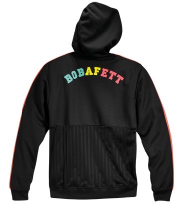 Original Adidas Track Iconic Music Star Wars V32822 Jacket Authentic Adidas Star Wars RASTA BOBA FETT Hoody 