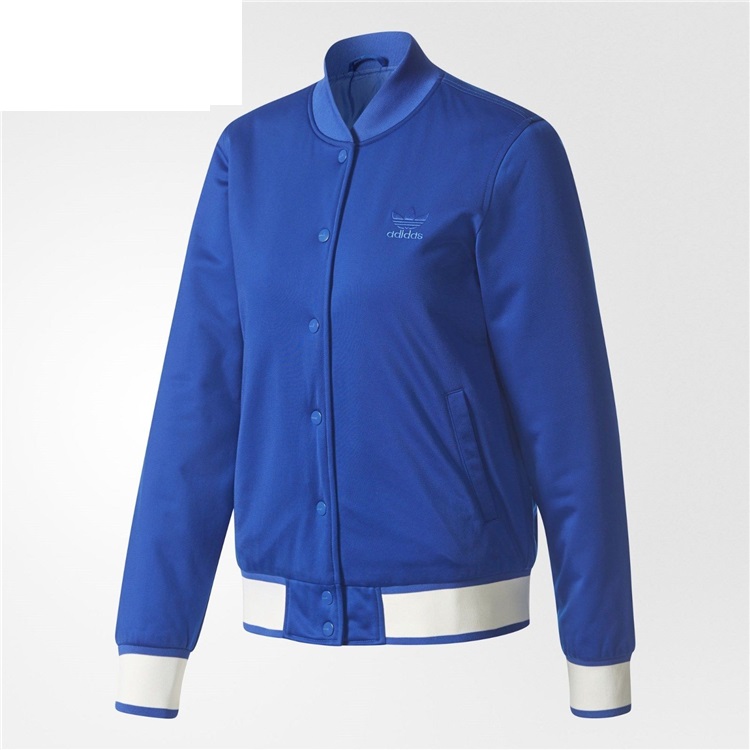 Adidas Embellished Arts Bomber Jacket CV9425 Royal Blue Zip Track Top Jacket