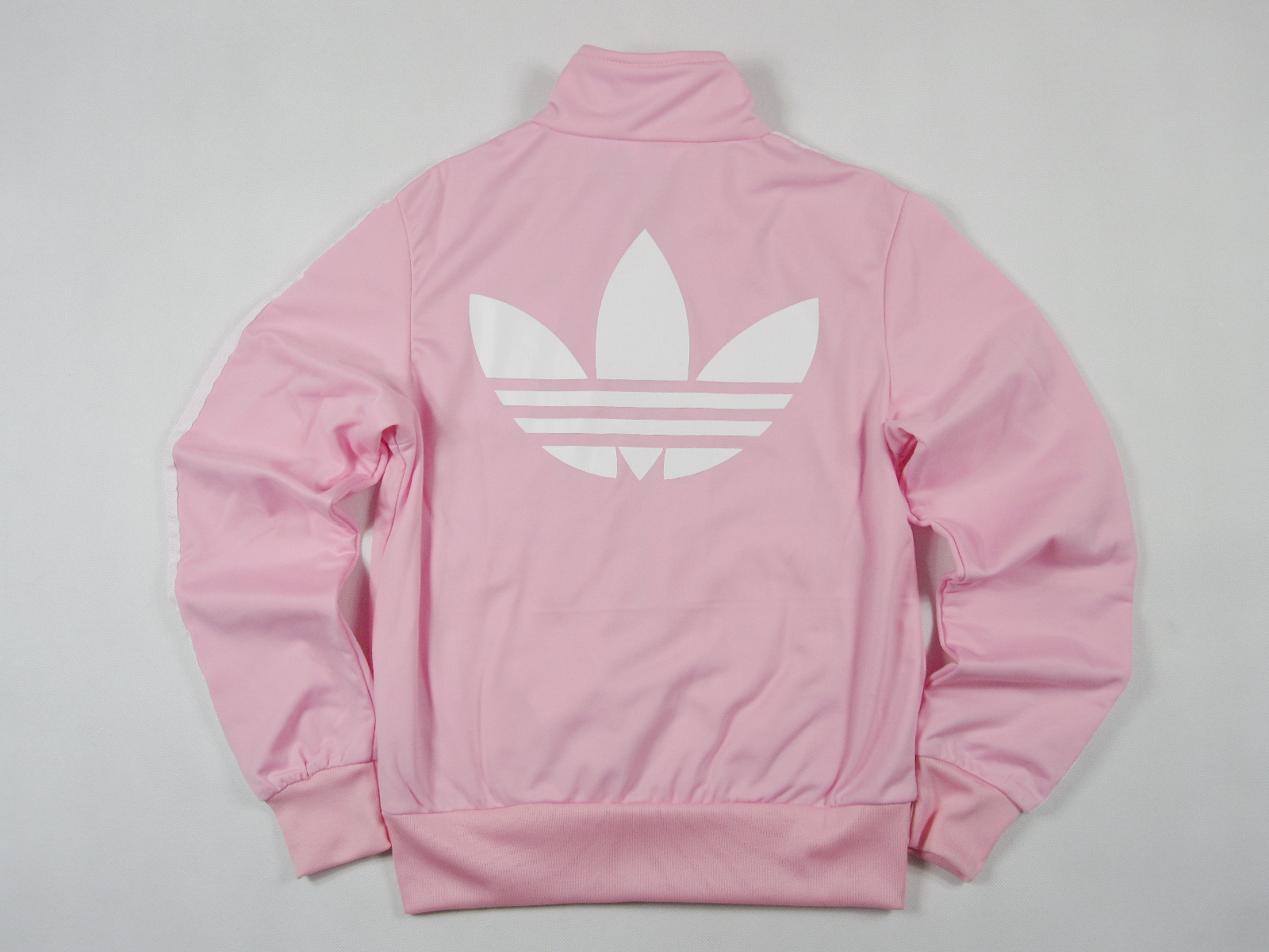 Original Adidas Womens Authentic Sports Track Top Firebird Jacket Pink Trefoil Coat