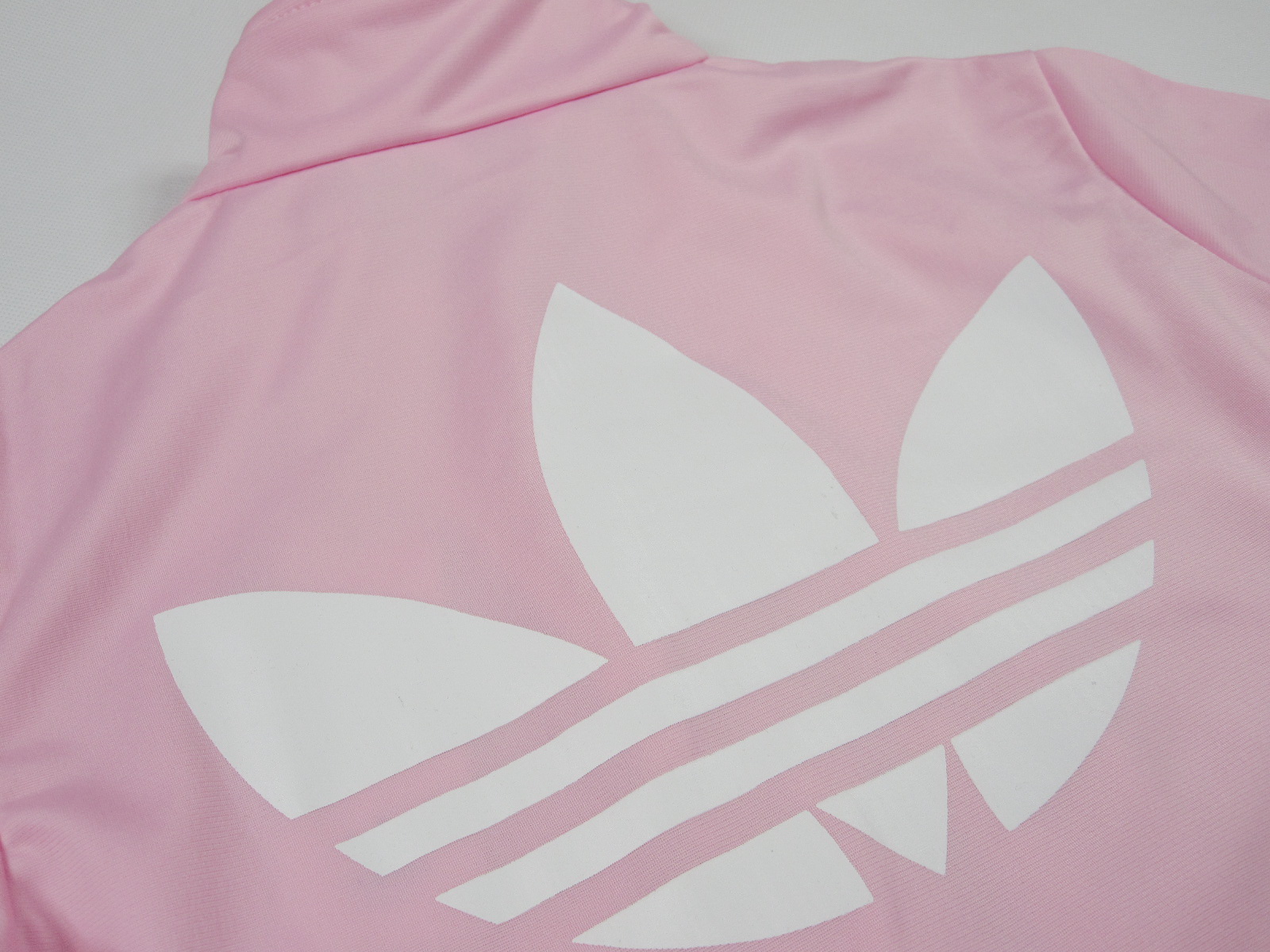 Original Adidas Womens Authentic Sports Track Top Firebird Jacket Pink Trefoil Coat