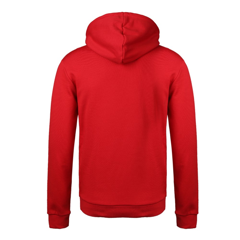 Adidas Womens V-Day Trefoil Hoodie Red FH8563 Pullover Hoody