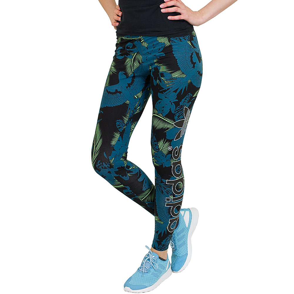 Original Adidas Hawaii Floral Print Leggings S19999 Hawii Legging