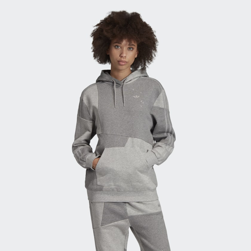 Adidas Original Daniëlle Cathari Hoodie Grey FN2764 Hoody Full Set With Jogging Pants FN2768 Sport Suits