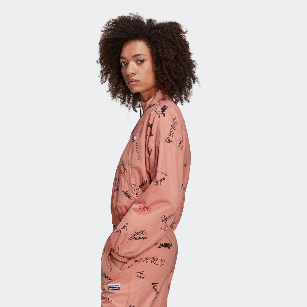 Adidas Originial Womens R.Y.V. Track Top GD3041 Pink Jacket GD3043 Track Pants Full Tracksuit Set