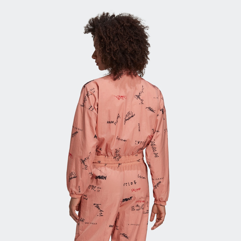 Adidas Originial Womens R.Y.V. Track Top GD3041 Pink Jacket GD3043 Track Pants Full Tracksuit Set