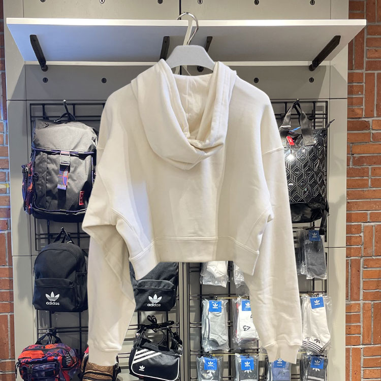 Adidas Original Adicolor Essentials Hoodie GP3495 Organic Cotton Cropped Hoody