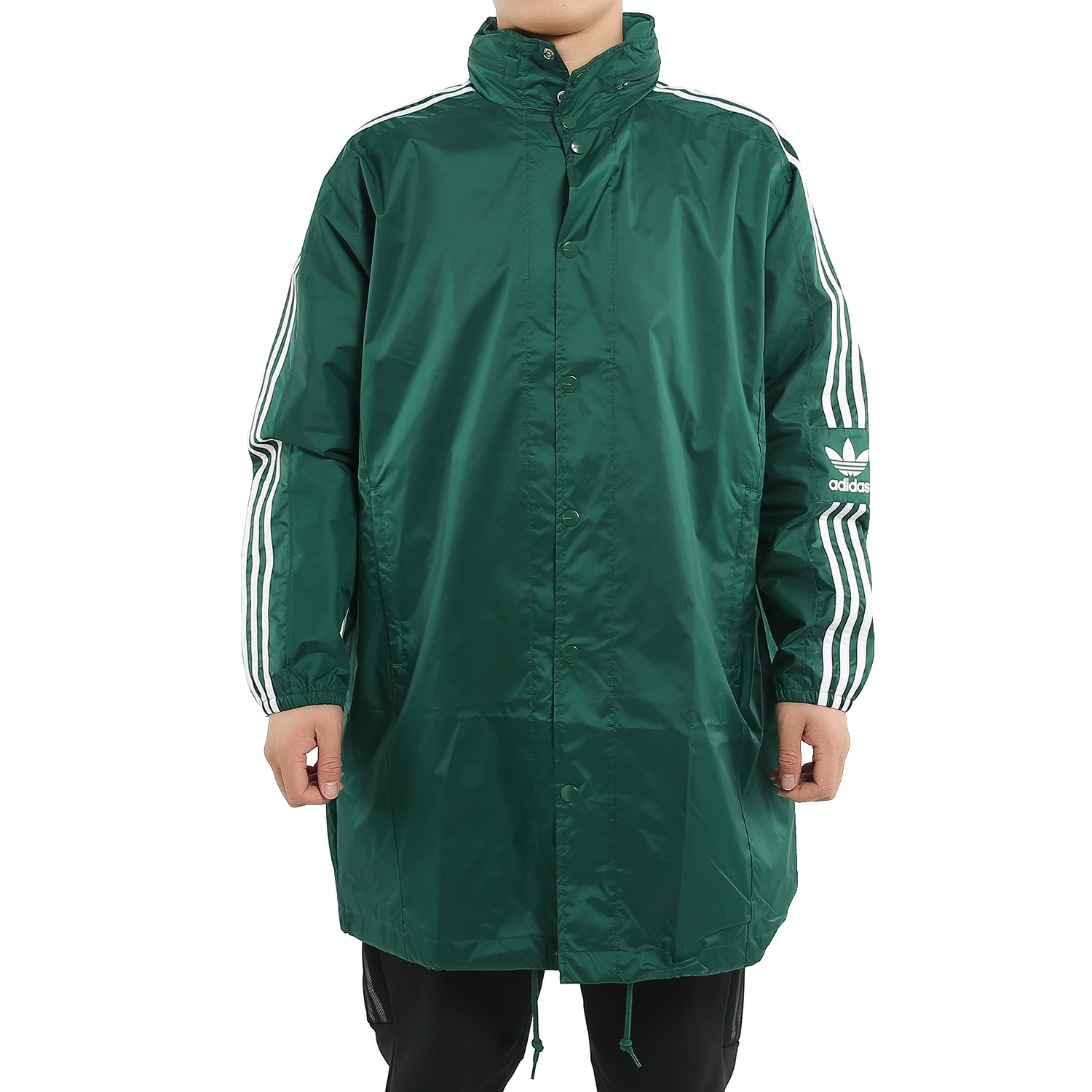 Adidas Originals Long Windbreak FL0011/FL0012 Trefoil Manager Jacket 2 Colors Hoodie