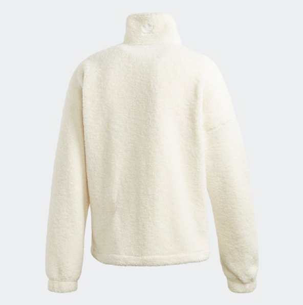 Adidas Originals Big Trefoil Fleece Jacket Black/White 2 Colors GC8695/GC8696 Jacket