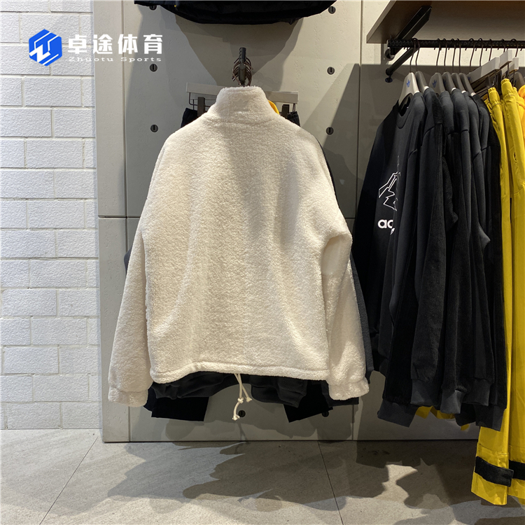 Adidas Originals Big Trefoil Fleece Jacket Black/White 2 Colors GC8695/GC8696 Jacket