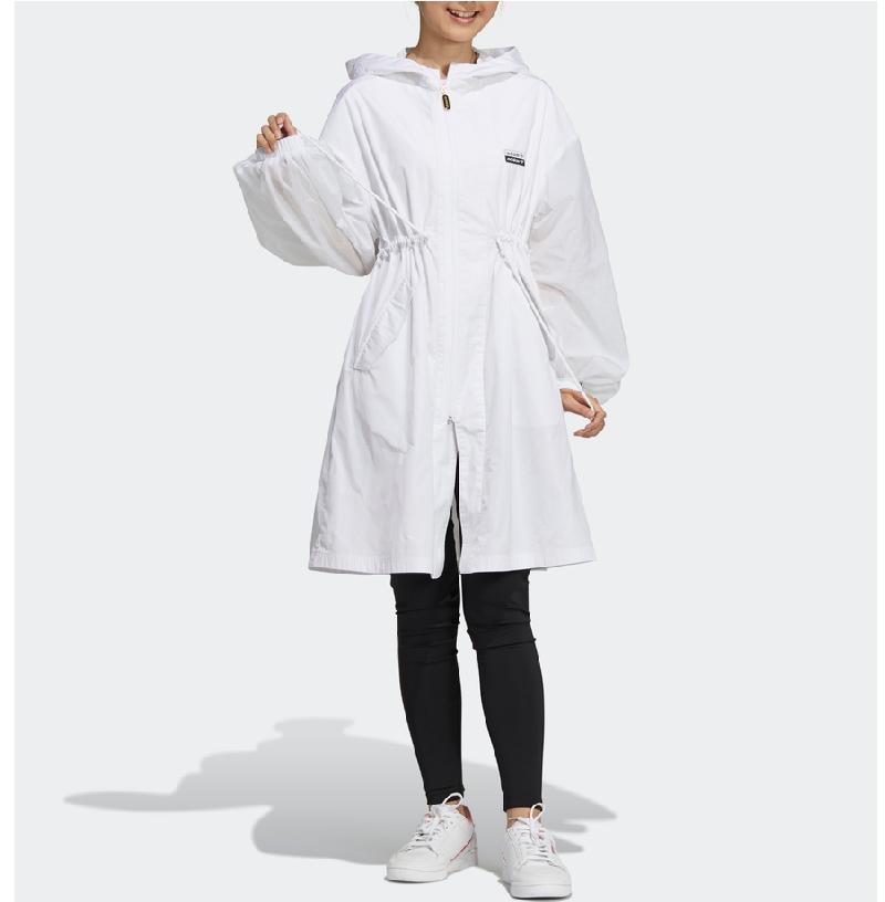 Adidas RYV Windbreak GJ8276 Black Long Jacket GQ2501 White Hoody