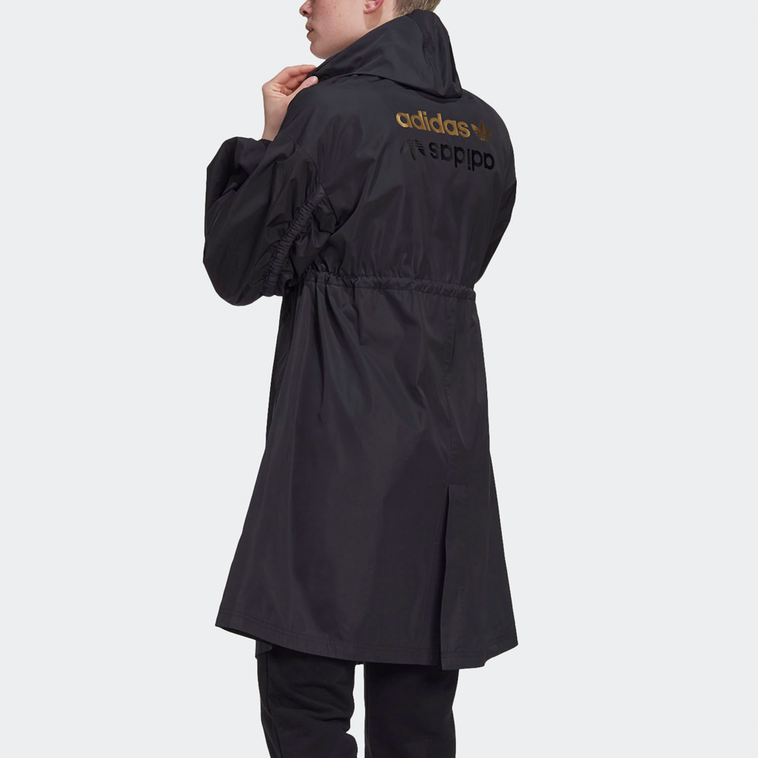 Adidas RYV Windbreak GJ8276 Black Long Jacket GQ2501 White Hoody