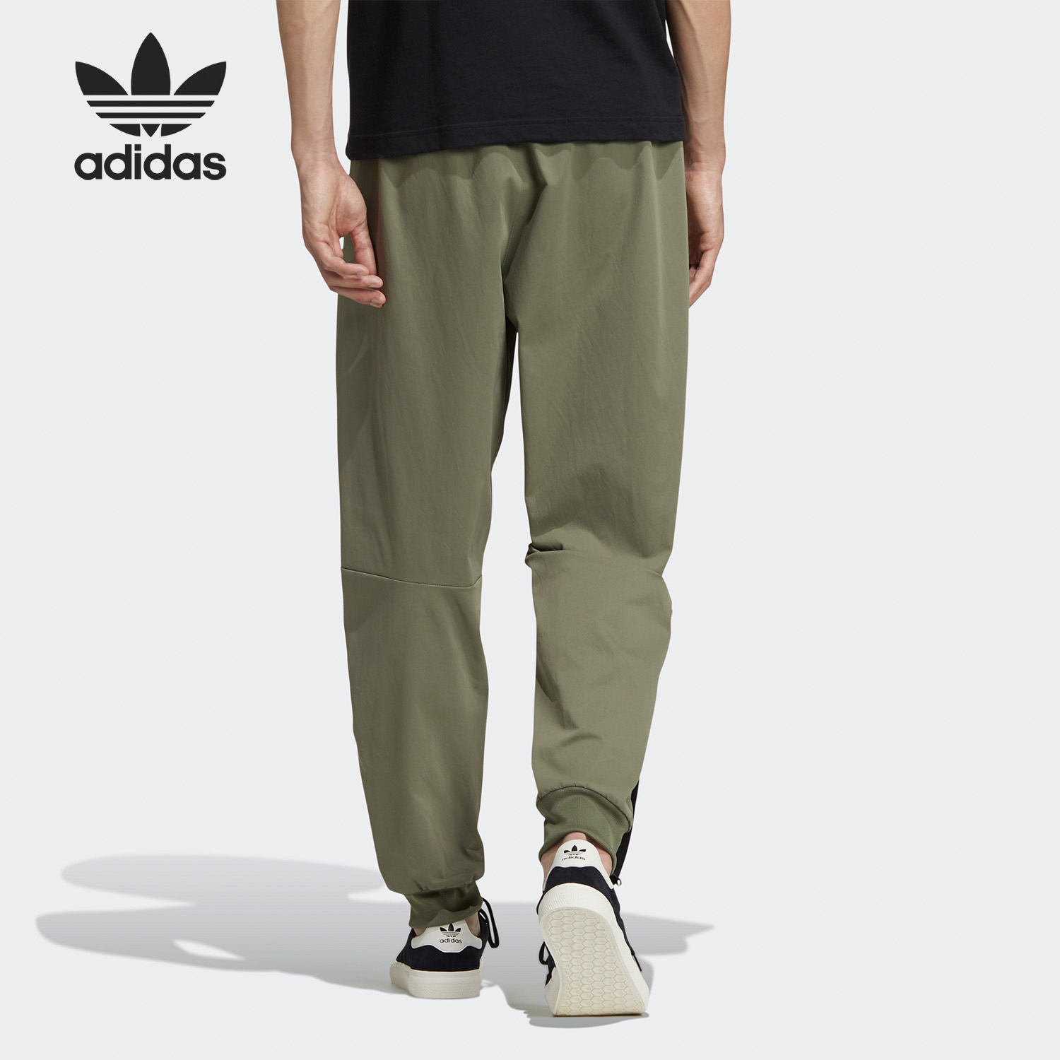 Adidas Originals Tech Pants Logo GT7289 Black Pants Khaki GT7288 Pants