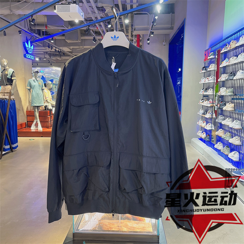 Adidas Reveal Cargo Track Jacket HK2745 Black Bomber Jacket アディダス公式通販】Reveal カーゴ トラックジャケット [IE630]｜[HK2745]｜オリジナルス メンズ ジ