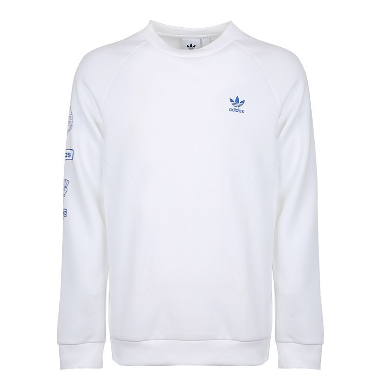 Adidas Original Graphic Crew DP8576 Black Sweater DP8575 White Tshirt