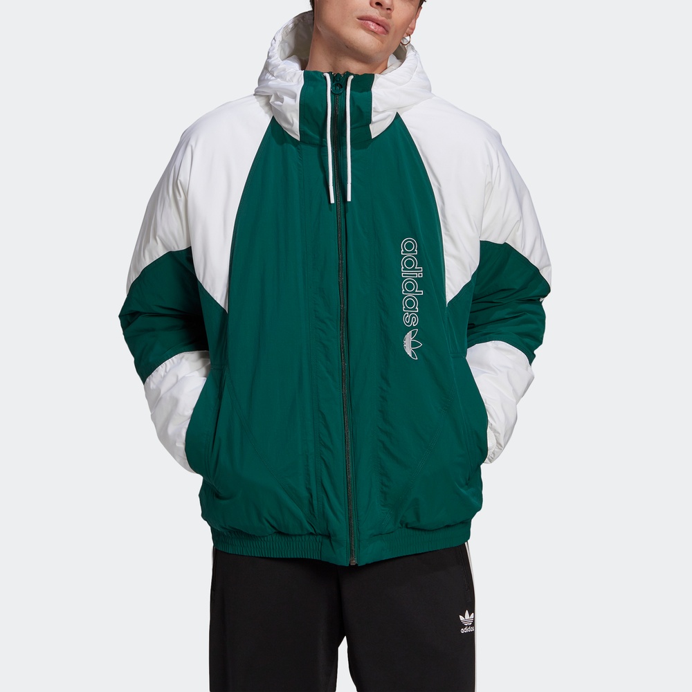 Adidas GE1302 Mens Green Windbreak Coat Hoody GE1301 Black 아디다스 공식 온라인 스토어 긴급 점검