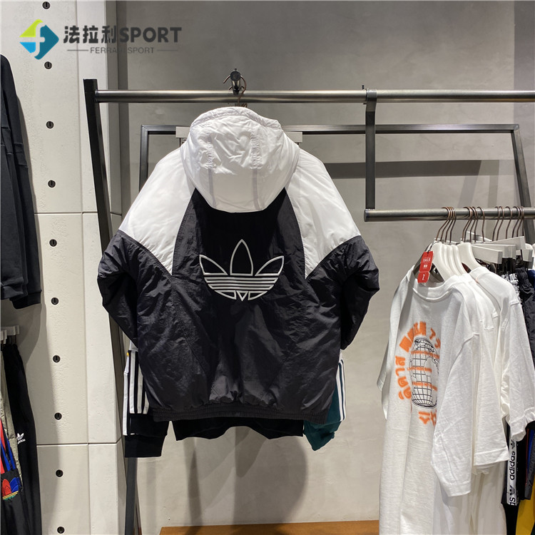 Adidas GE1302 Mens Green Windbreak Coat Hoody GE1301 Black 아디다스 공식 온라인 스토어 긴급 점검