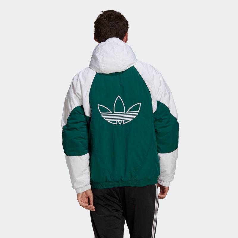 Adidas GE1302 Mens Green Windbreak Coat Hoody GE1301 Black 아디다스 공식 온라인 스토어 긴급 점검