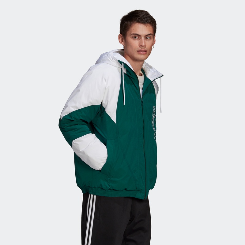 Adidas GE1302 Mens Green Windbreak Coat Hoody GE1301 Black 아디다스 공식 온라인 스토어 긴급 점검
