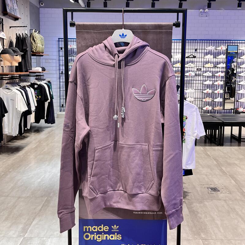 Adidas Original Unisex HS Hoodie HS1999 Blue HS2000 Purple HS1998 Black Adicolor Hoodie Mens Sport Gym Running Casual