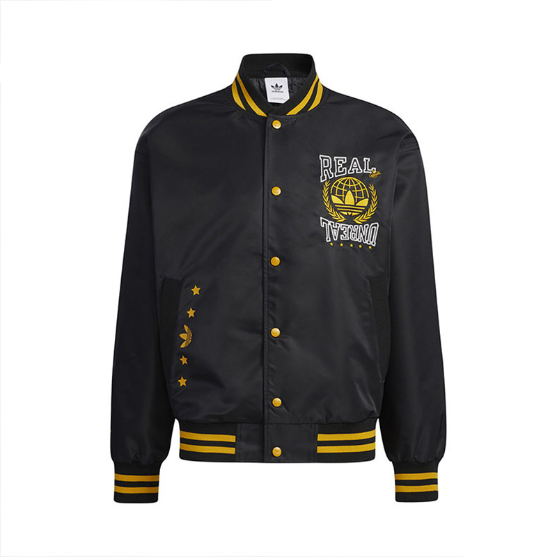 Adidas Original Baseball Jacket HY1358 Khaki Color Winter Coat Slik Black HY1357 Jacket