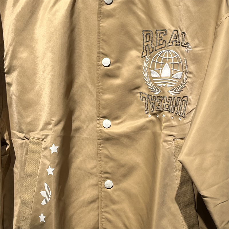 Adidas Original Baseball Jacket HY1358 Khaki Color Winter Coat Slik Black HY1357 Jacket