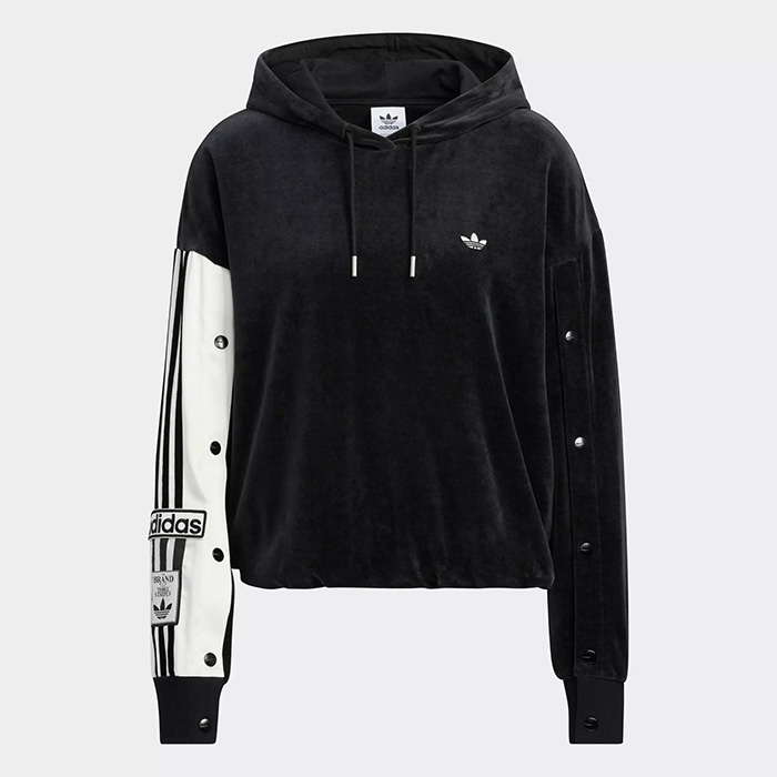 Adidas Original Womens Adibreak Hoody Black IC8140 Hoody アディブレイク パーカー 