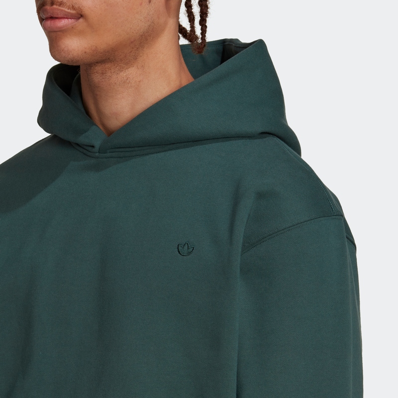Adidas Adicolor Contemp Hoodie HK0304 Green Logo Top Hoody
