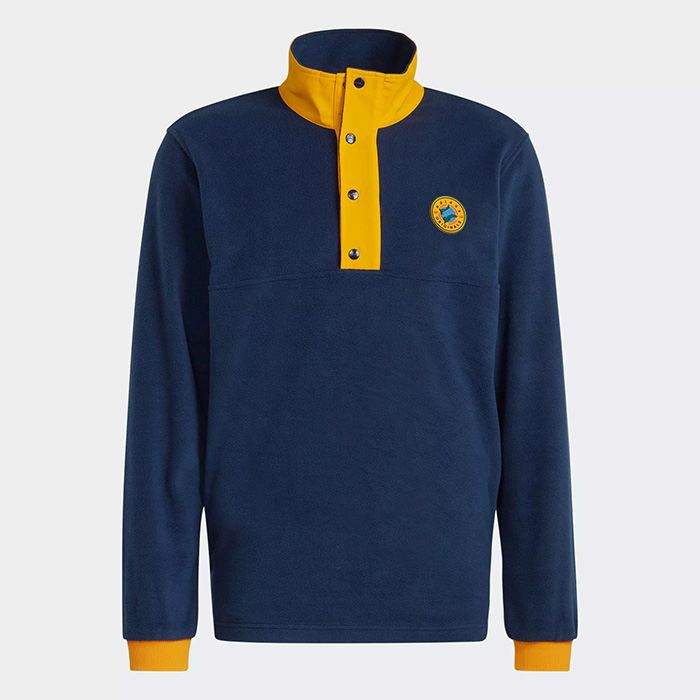 Adidas Original WH Snap Fleece II8485 Grey Sweater II8482 Navy Jacket