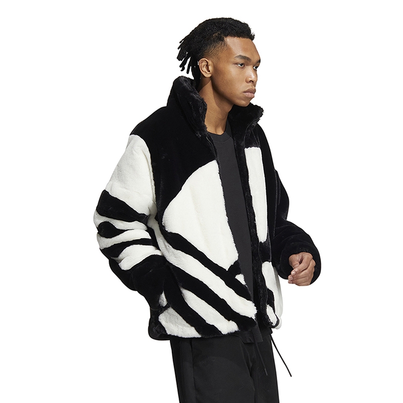 Adidas Fur Jacket TR Black HR3483 Winter Warmly Jacket 슈프라이즈