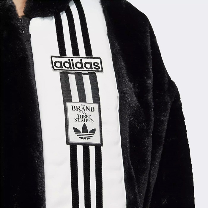 Adidas Adibreak Fur Womens IC8130 Fleece Hoodie