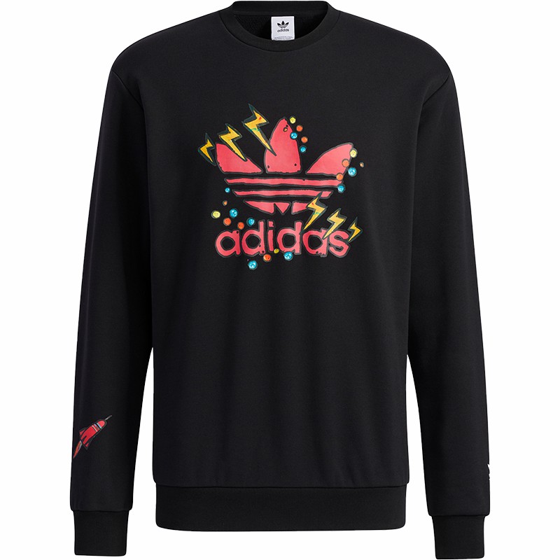 Adidas Originals Fangtastic H09183 White Disney Mickey Sweater H37058 Black Top