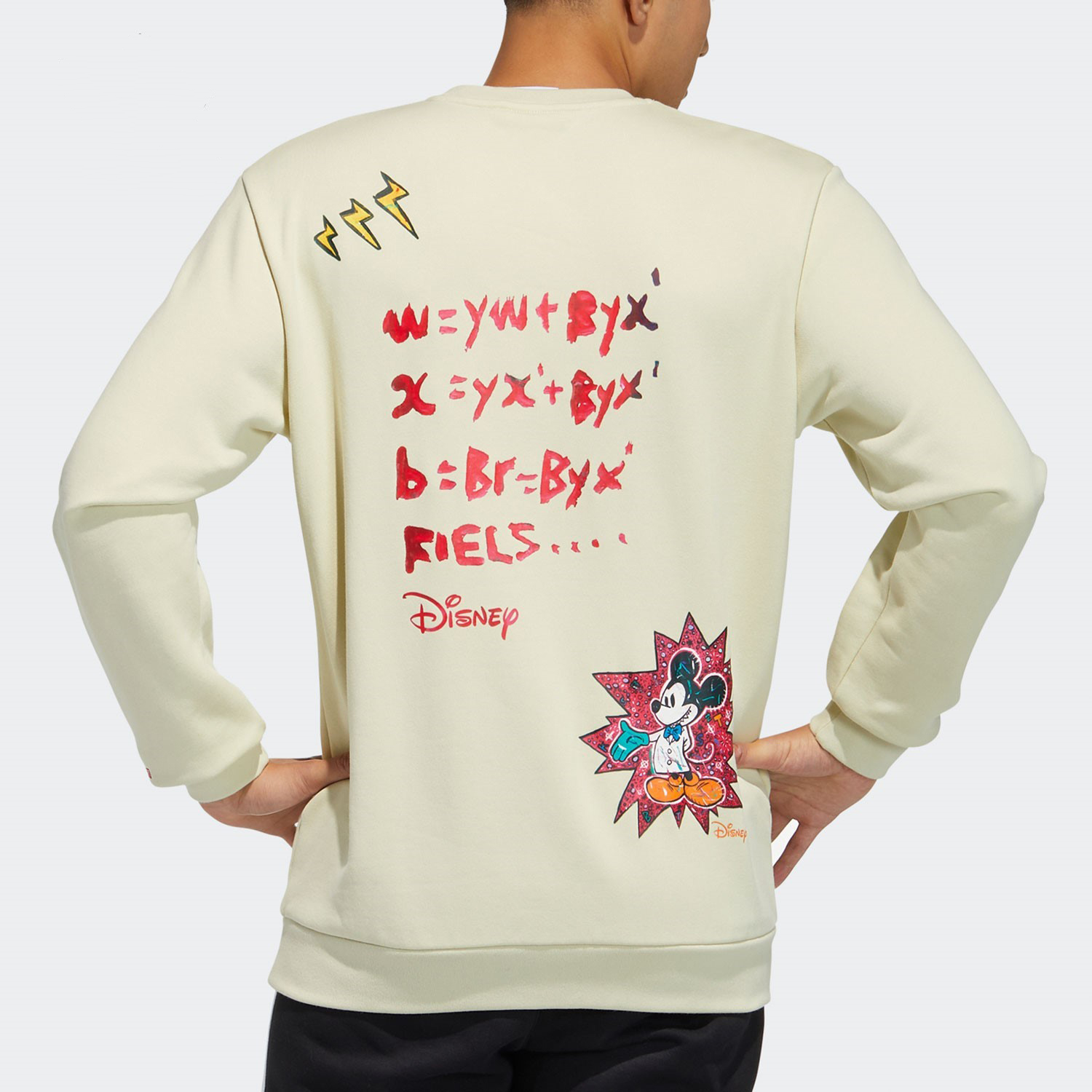 Adidas Originals Fangtastic H09183 White Disney Mickey Sweater H37058 Black Top