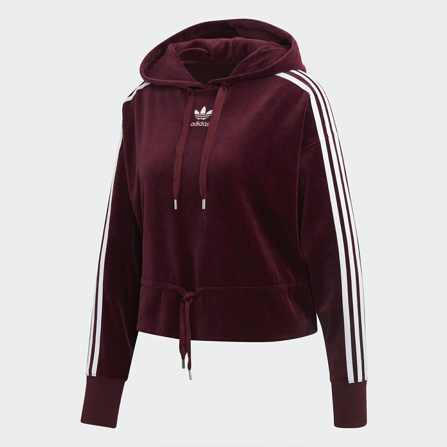 Adidas Bellista Cropped Hoodie FN2793 In Red