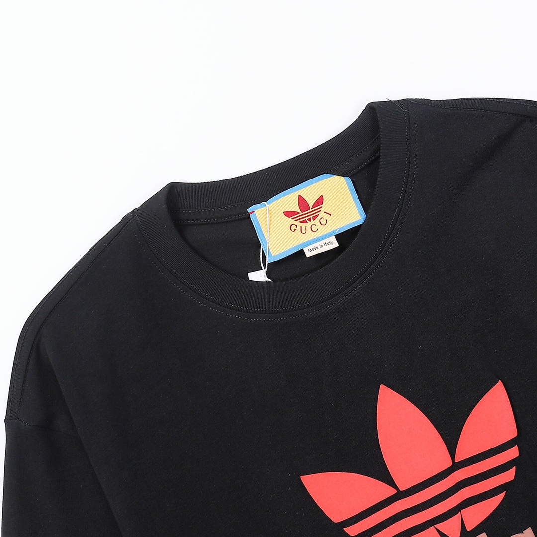 Adidas X Gucci Collaboration 2023SS Summer Tees Two Colors HL00100