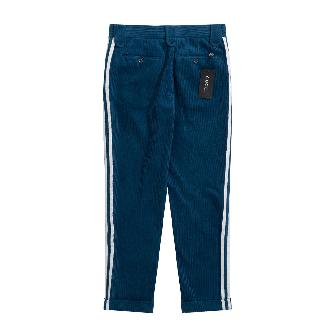 Adidas X Gucci Collaboration Mens Suit Corduroy Jacket With Pants