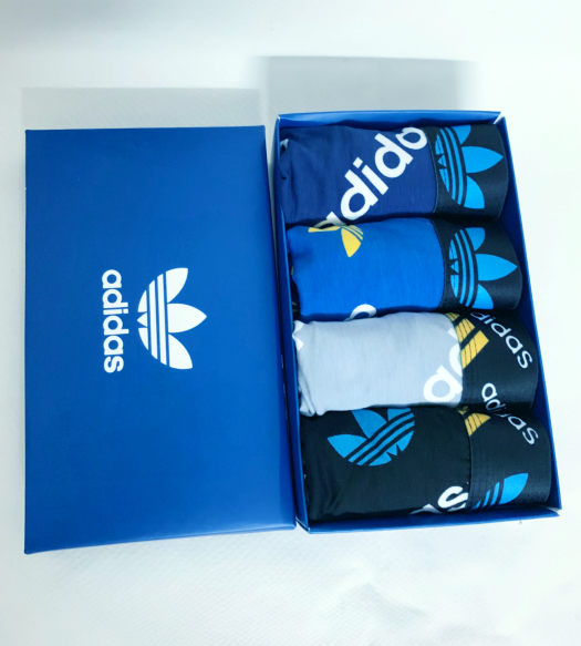 Adidas Original Men's Underwear Boxers 1 Box 4pcs Briefs Trunks quick-drying tech 4 Colors