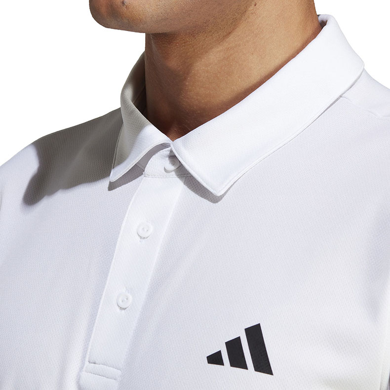 Adidas Mens FAB Polo Tees HR8729 Tennis T-Shirts Sport Top White Tees HR8730 Black Tshirt 2 Colors